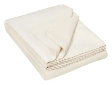 Bio Baumwoll Kuscheldecke, natur 150x200cm